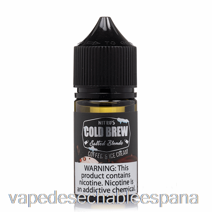 Vape Desechable España Café Y Helado - Nitros Sales Cold Brew - 30ml 25mg